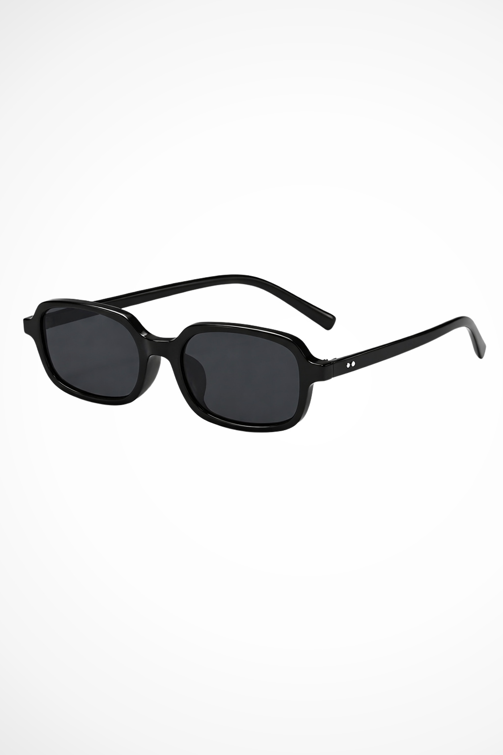 Adalie | Narrow Rectangle Tinted Retro Sunglasses