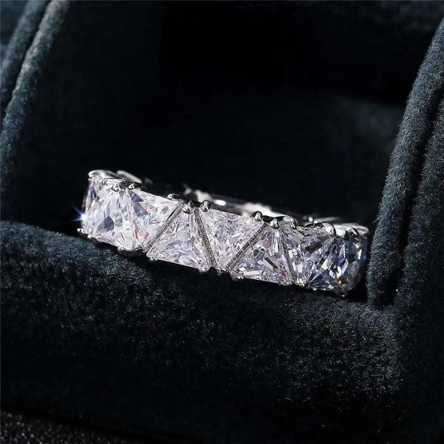 Vintage Triangle Stone Ring
