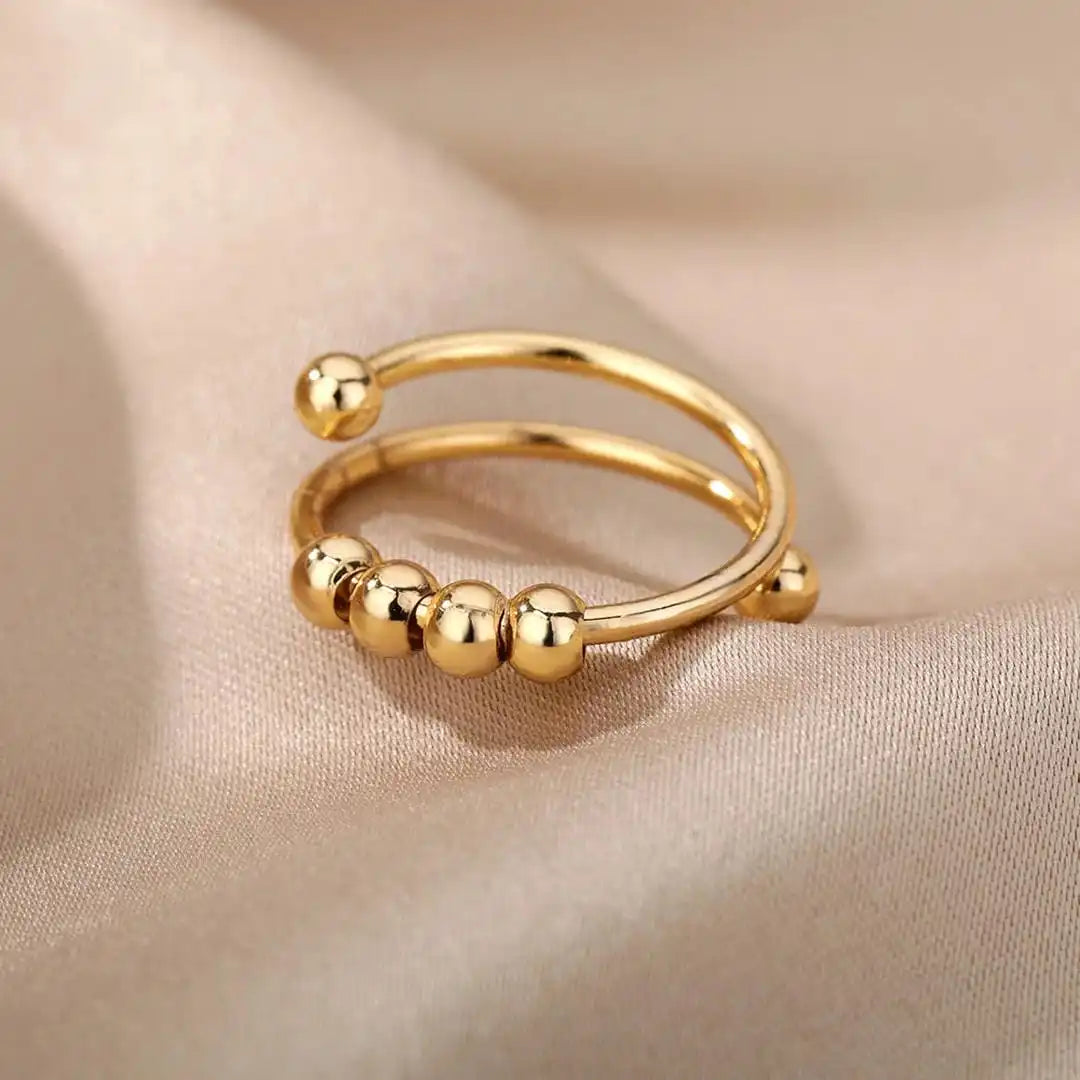 Anxiety and Anti Stress Beaded Ring