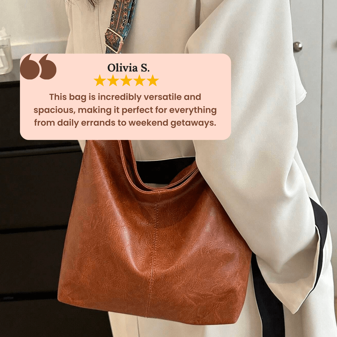 Alba's Textured Carry | Shoulder Bag