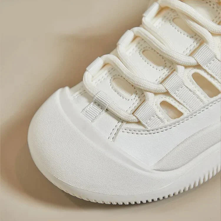 Una | Breathable Cut-Out Platform Shoes