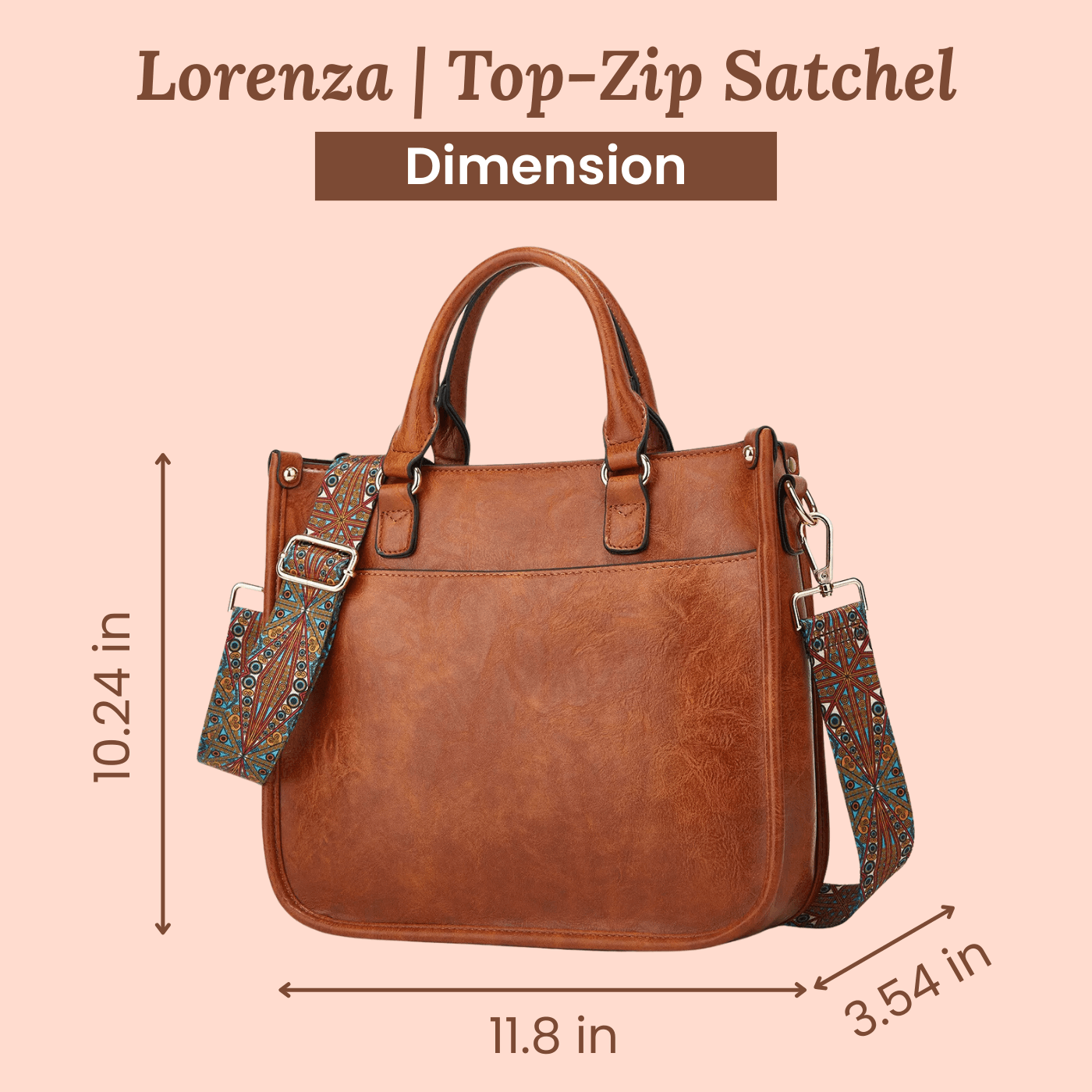 Irene's Pattern Strap | Crossbody Bag