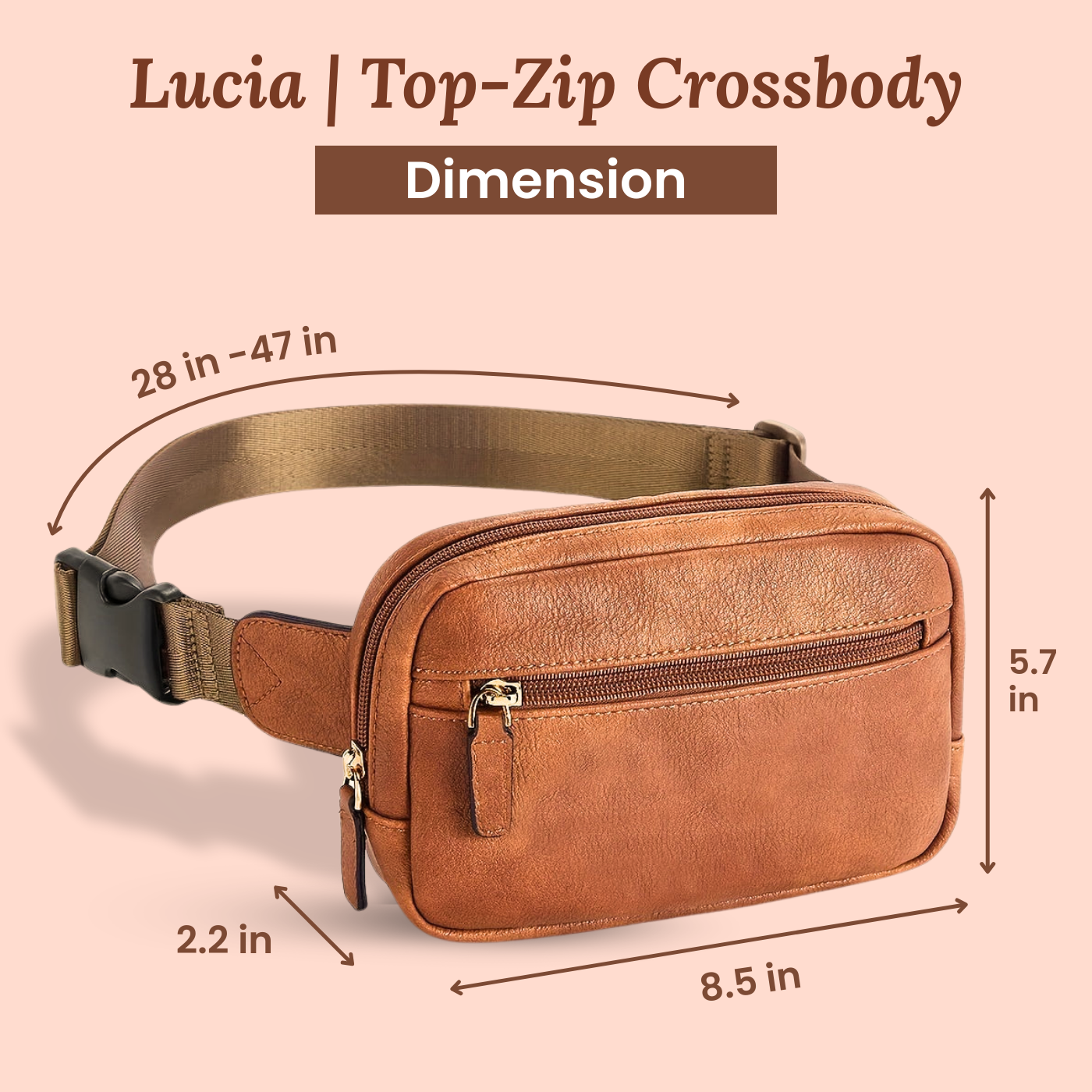 Valentina's Zip Carry | Belt Bag