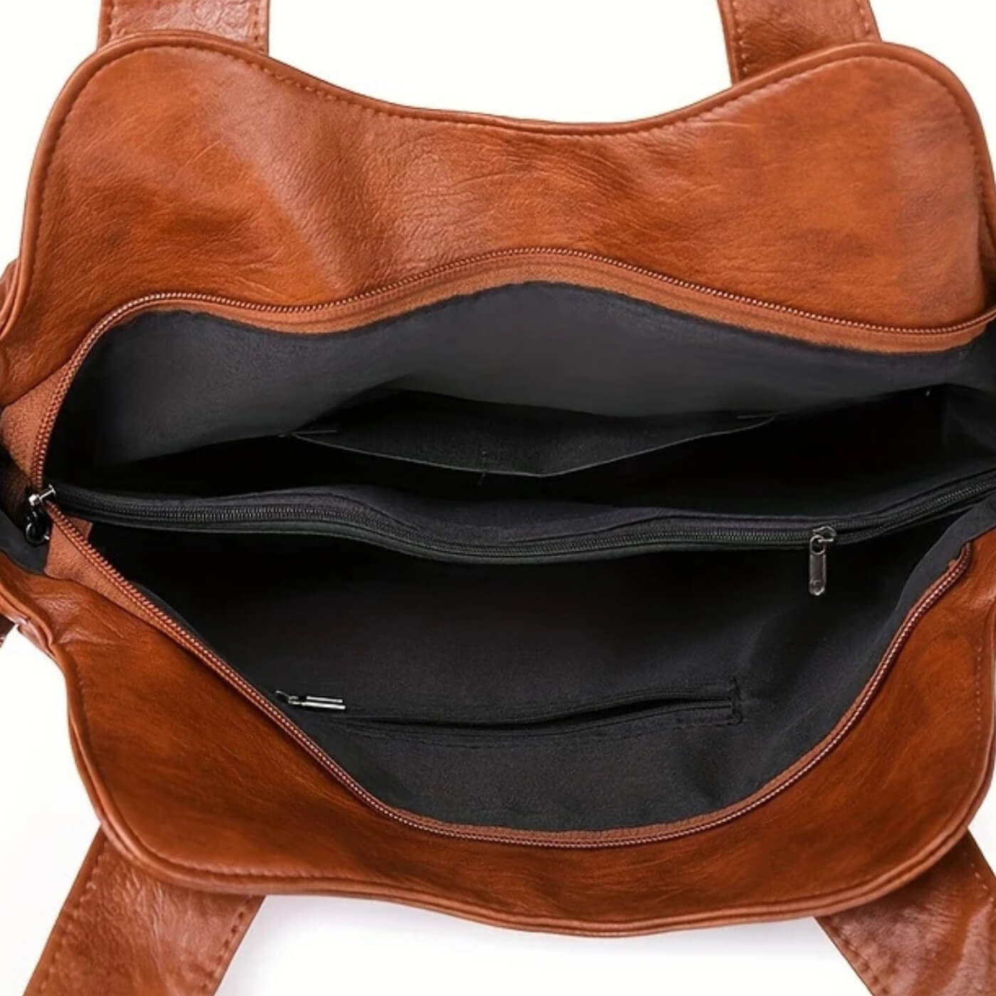 Flavia's Dual-Zip | Shoulder Bag