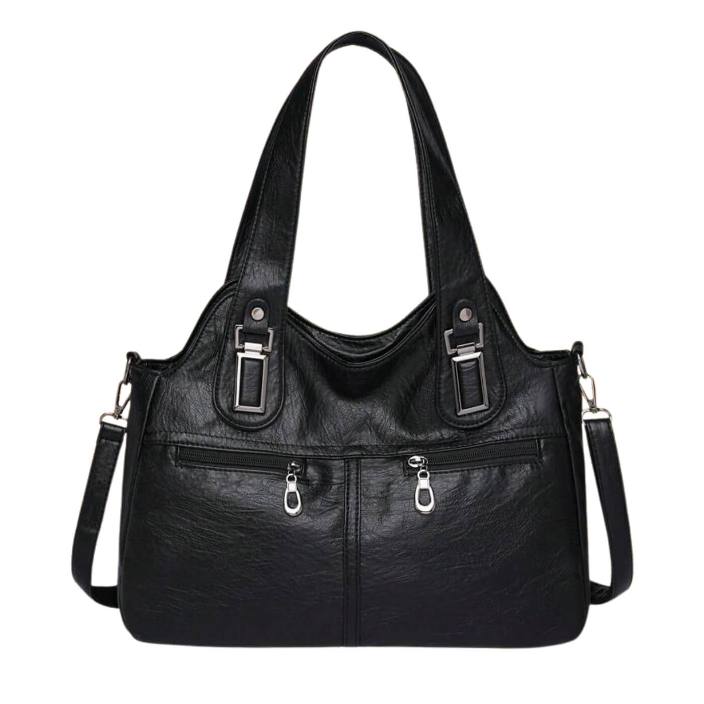 Flavia's Dual-Zip | Shoulder Bag
