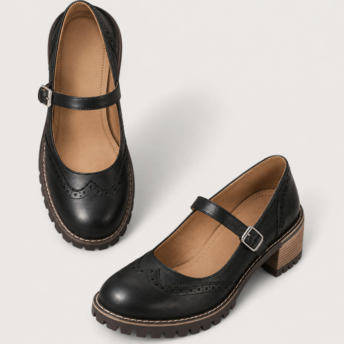 Marcella | Vintage Strap Pumps