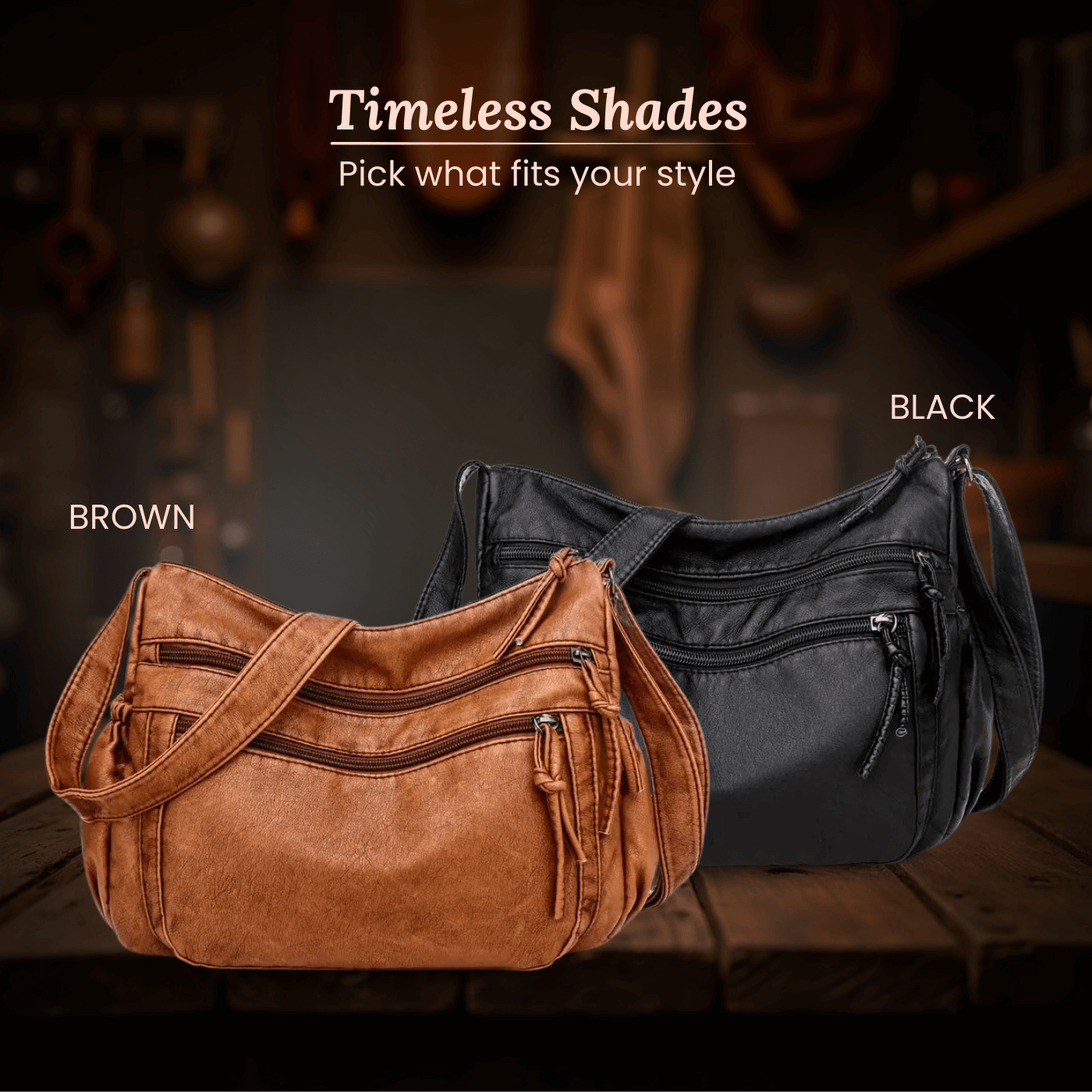 Federica's Multi Pocket | Shoulder Bag