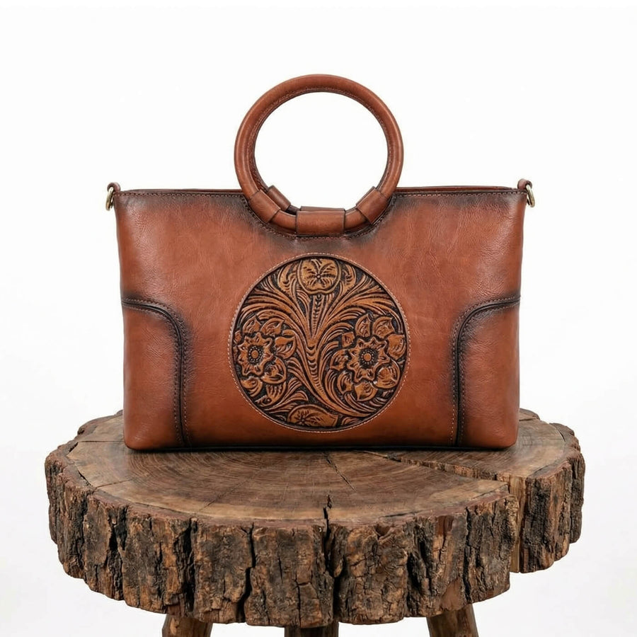 Luciana's Carved Detail | Handbag