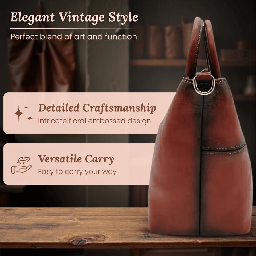 Luciana's Carved Detail | Handbag