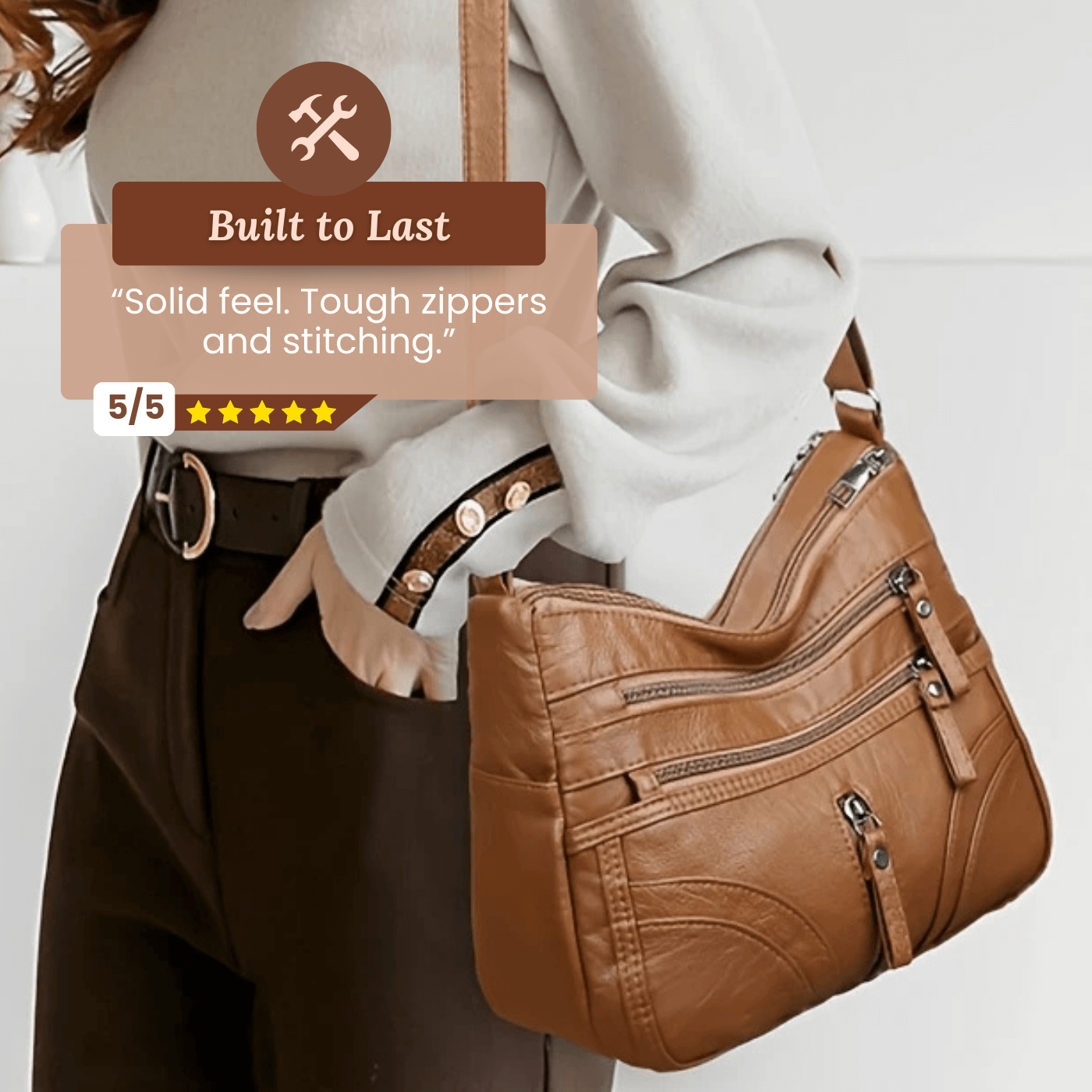 Emanuela's Multi-Pocket | Shoulder Bag