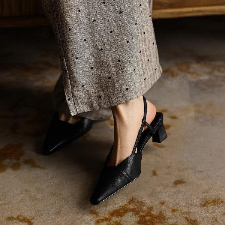 Amberly | Comfort Slingback Heels