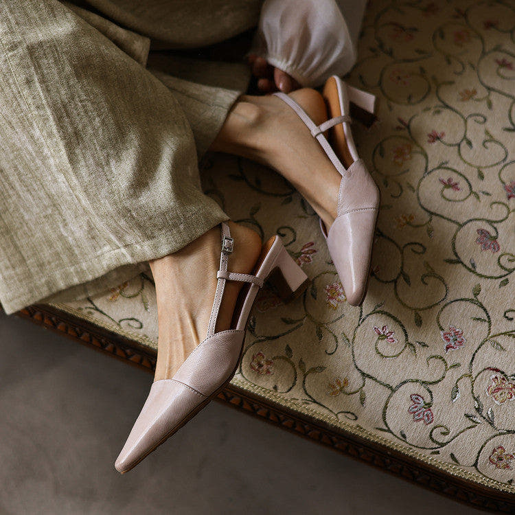 Amberly | Comfort Slingback Heels