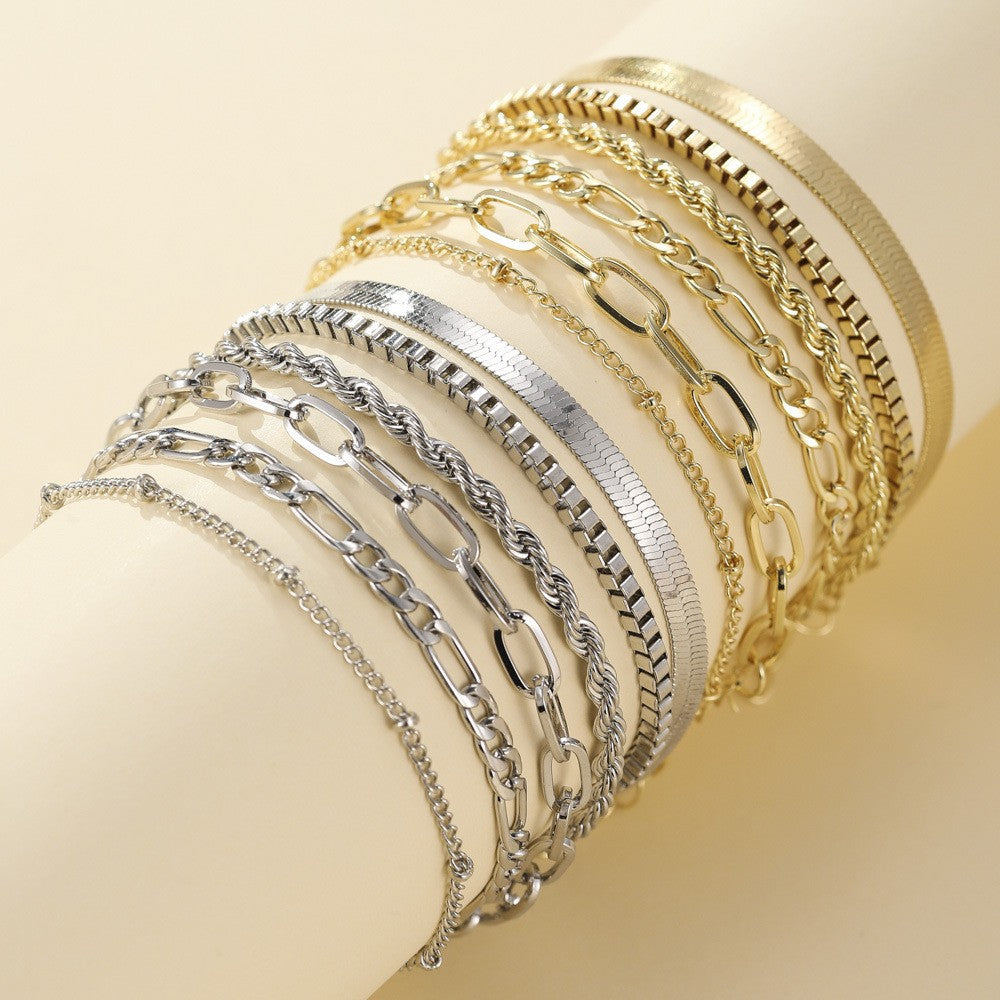 Ellis | Gold Bracelet Set