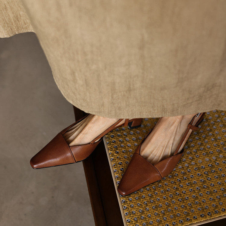 Amberly | Comfort Slingback Heels