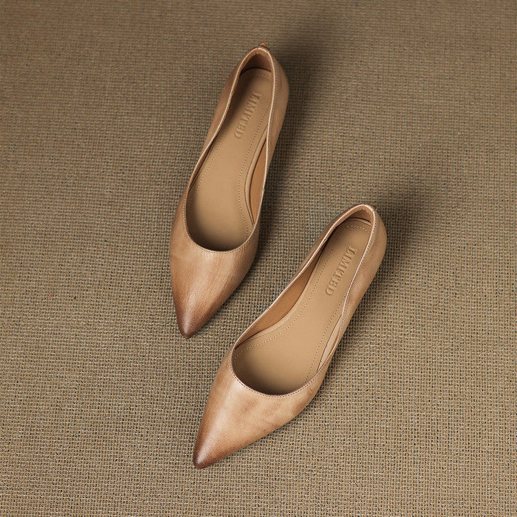 Arla Leather Flats