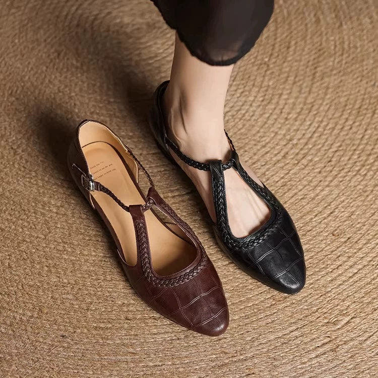 Mireille | Vintage T-Strap Sandals