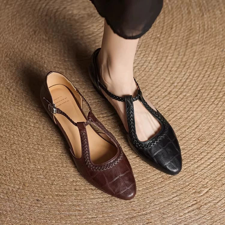 Mireille | Vintage T-Strap Sandals