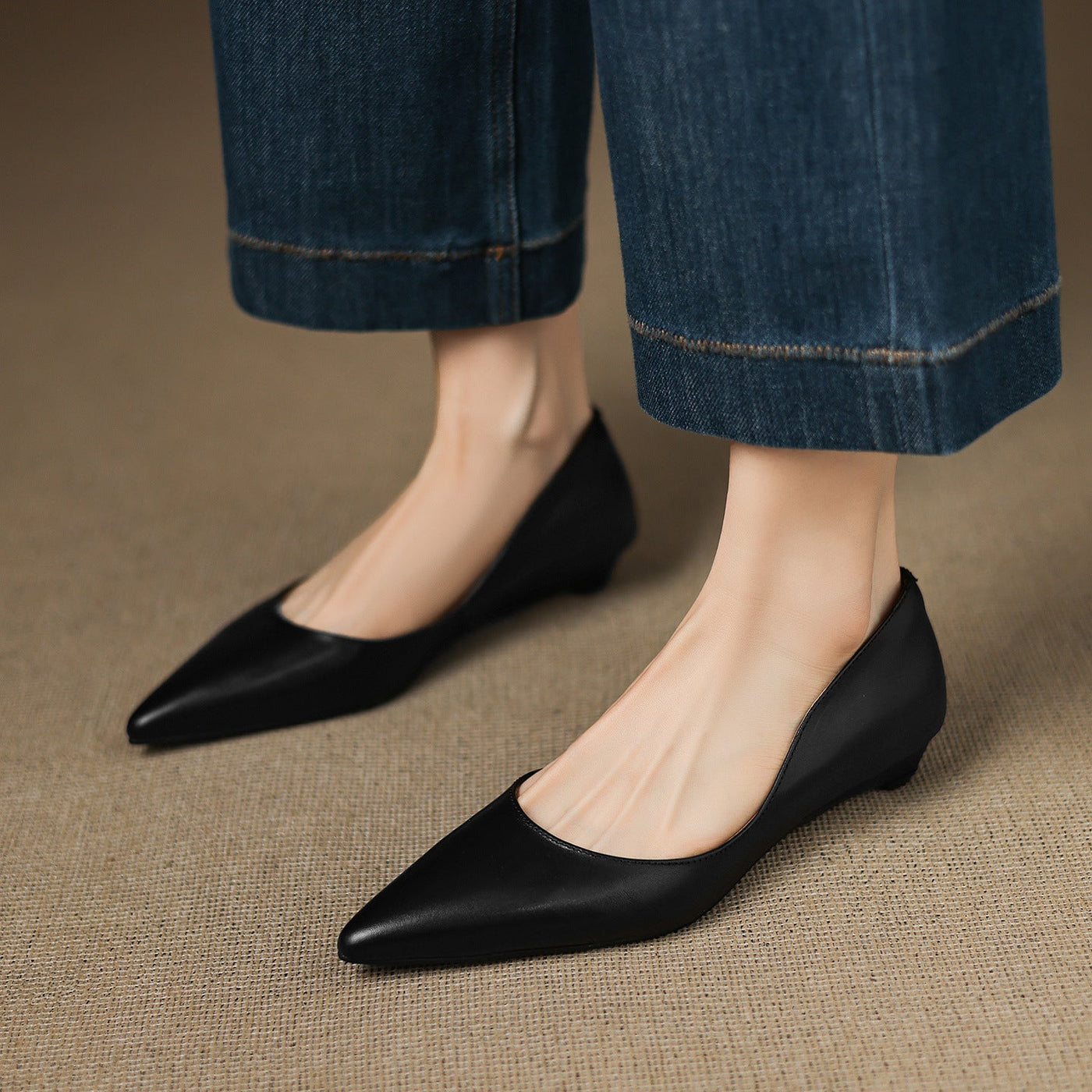 Arla Leather Flats