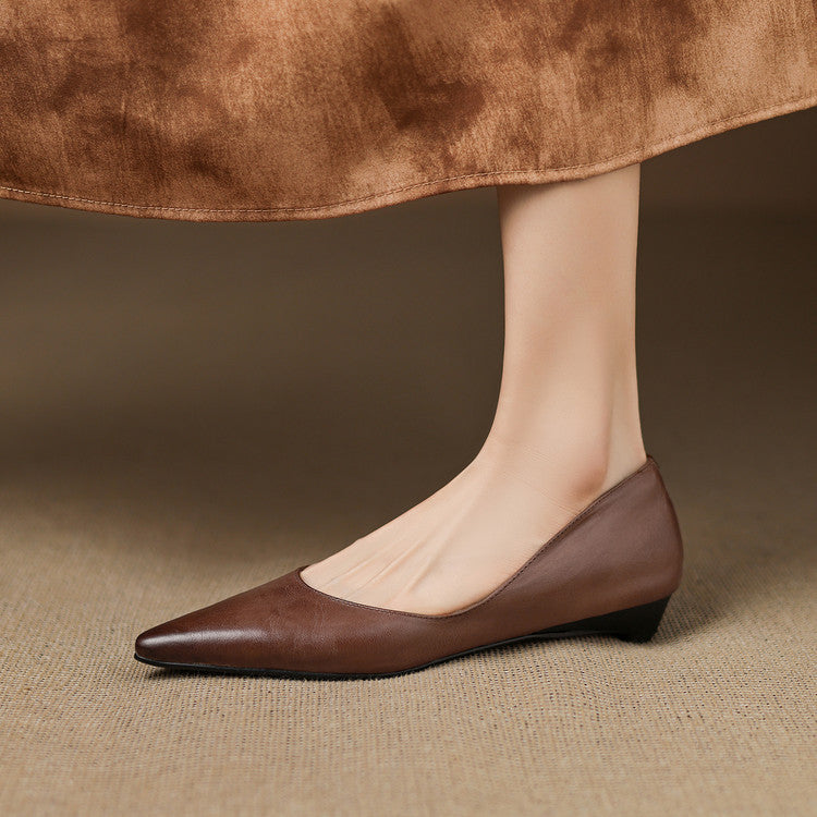 Arla Leather Flats