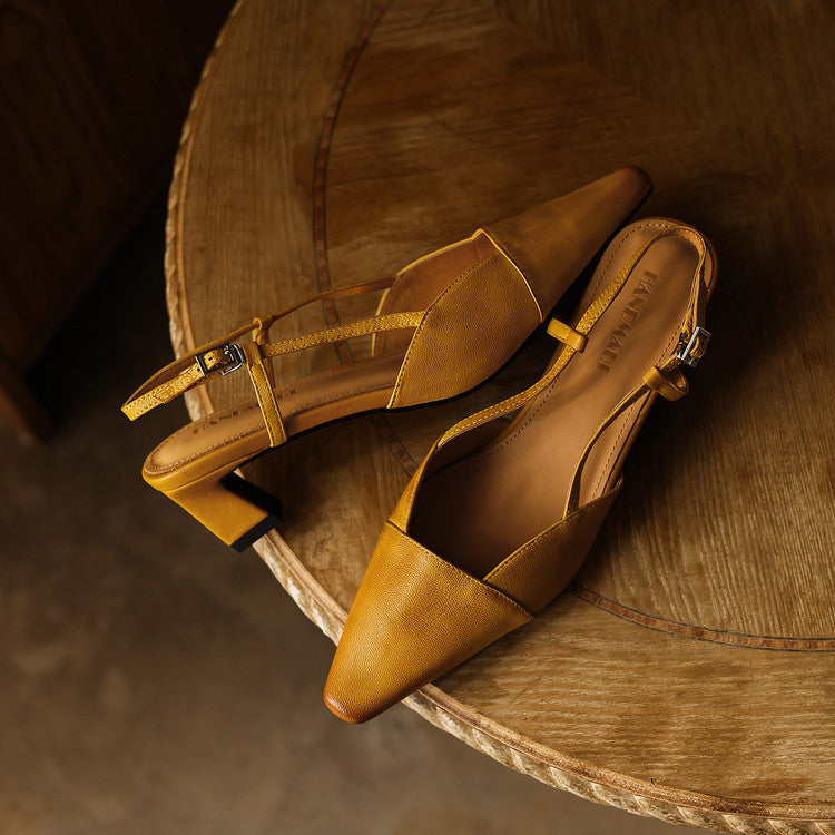 Amberly | Comfort Slingback Heels