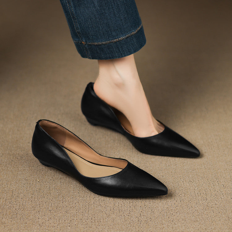 Arla Leather Flats