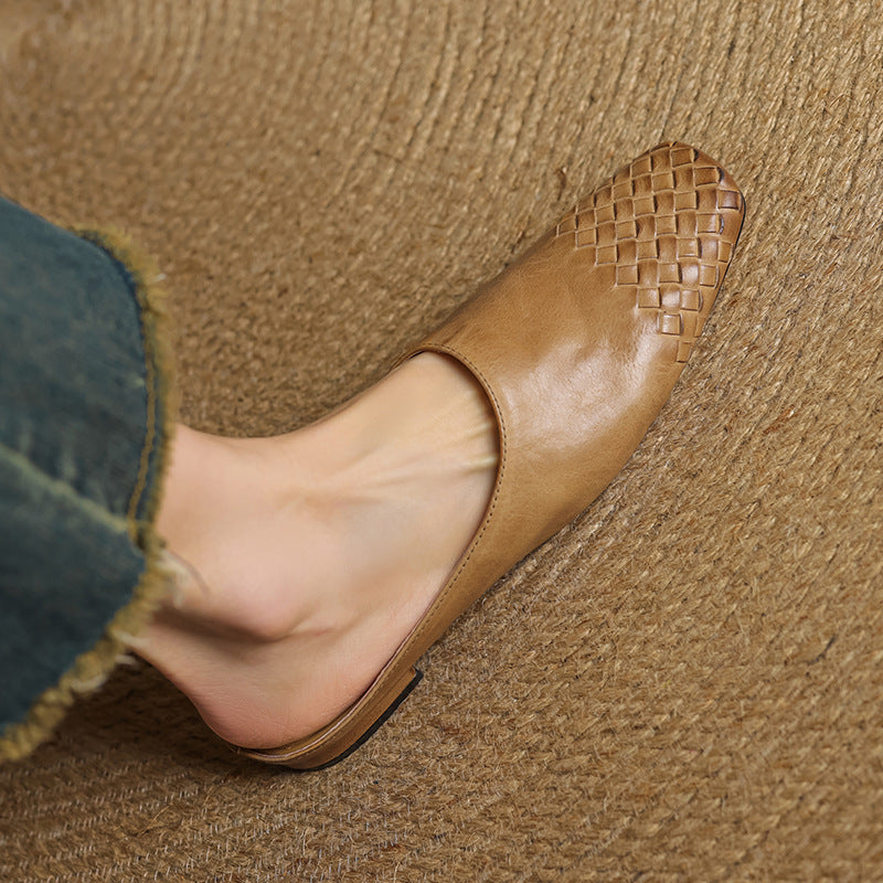 Velmirae Comfortable Leather Mules