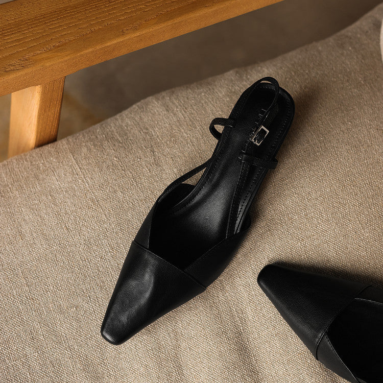 Amberly | Comfort Slingback Heels
