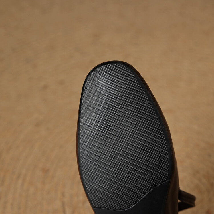 Aurelle Strap Leather Mary-Jane
