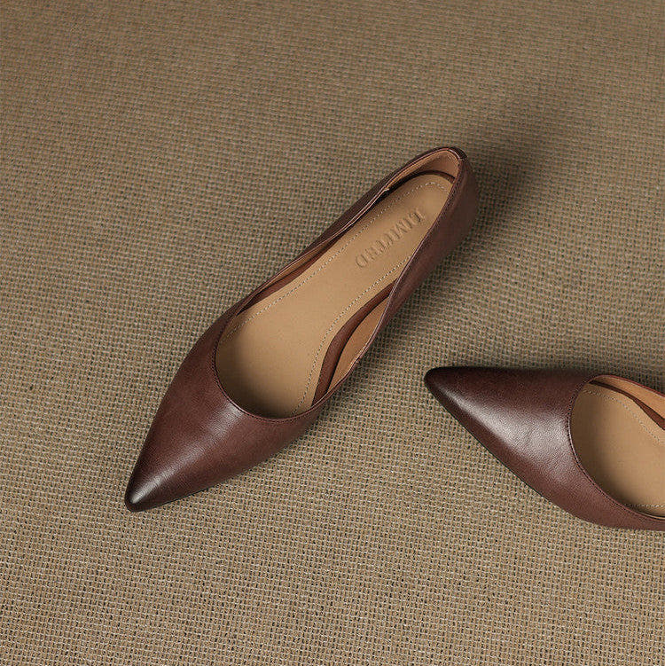 Arla Leather Flats