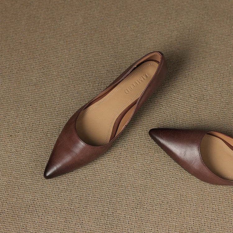Arla Leather Flats