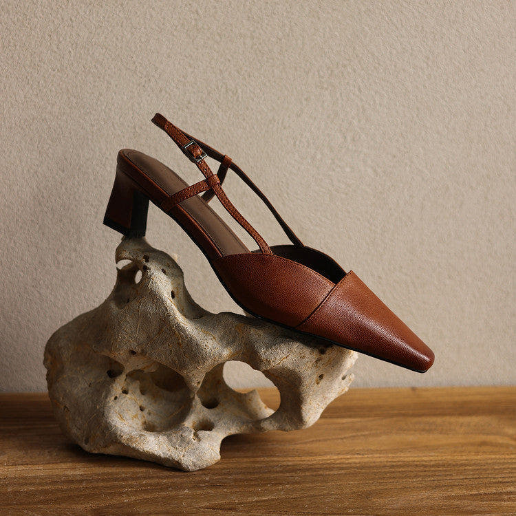 Amberly | Comfort Slingback Heels