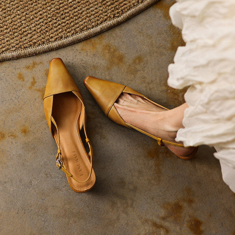 Amberly | Comfort Slingback Heels