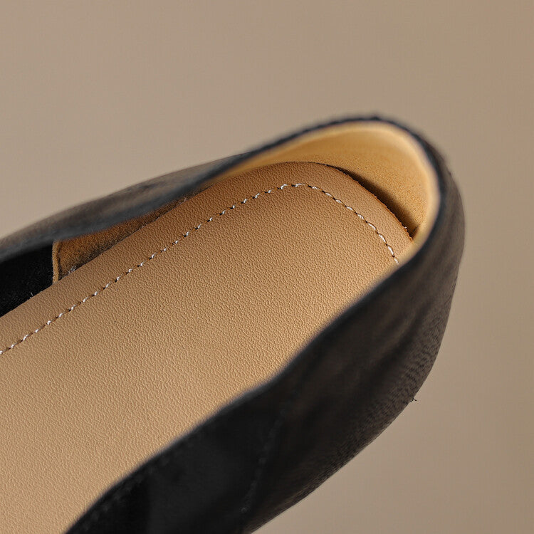 Serelle Point Leather Flats