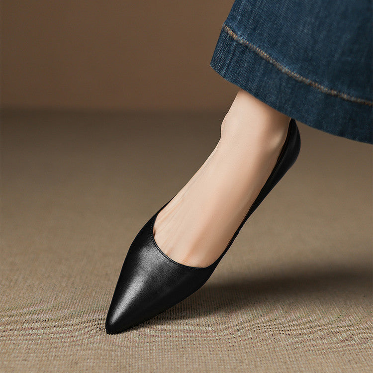 Arla Leather Flats