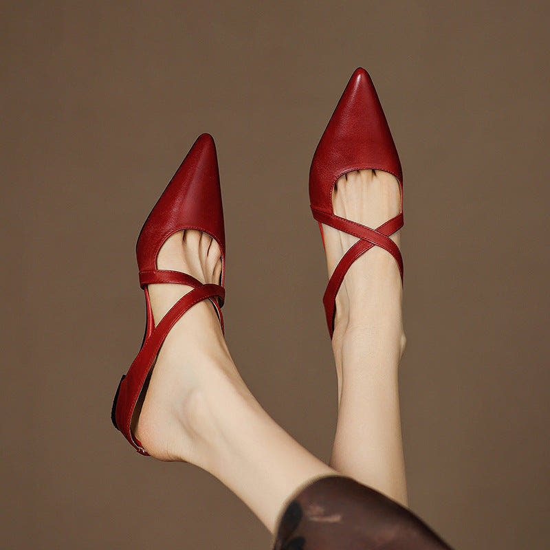 Eryne Leather Mules