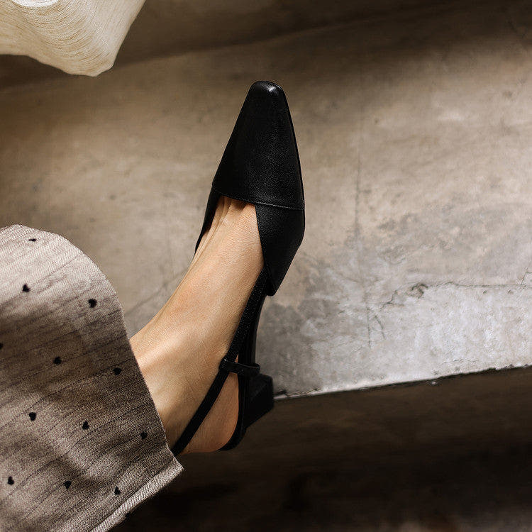 Amberly | Comfort Slingback Heels
