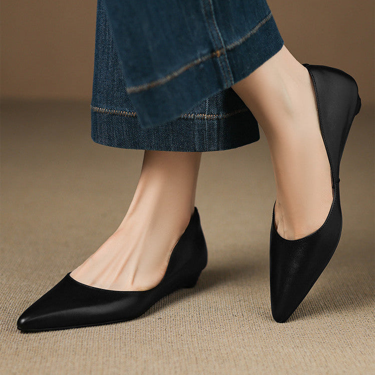 Arla Leather Flats