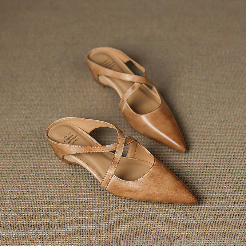 Eryne Leather Mules