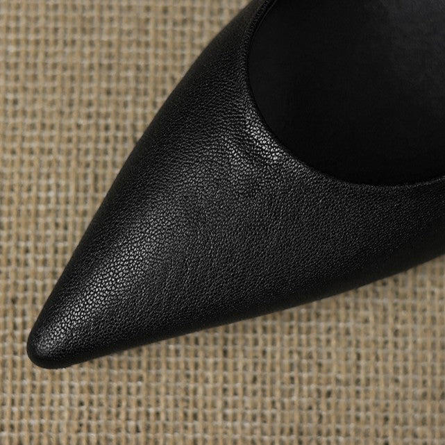 Veloria Lambskin Leather Mary Janes