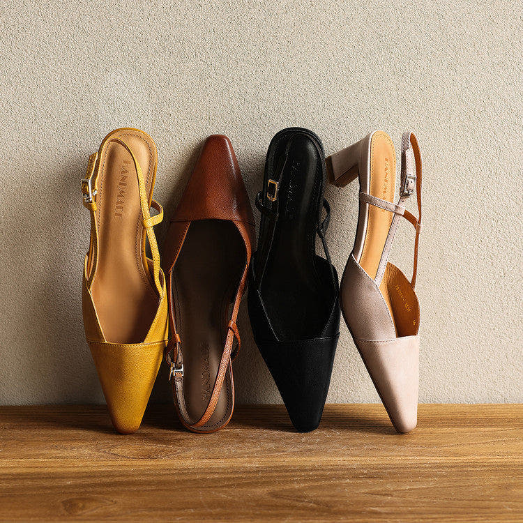 Amberly | Comfort Slingback Heels
