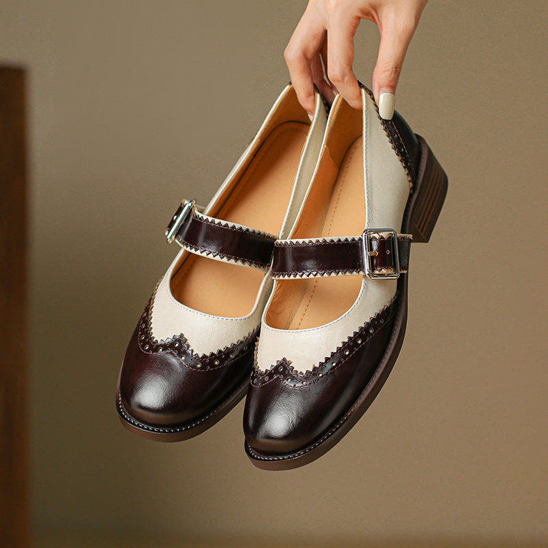 Morren Leather Mary Janes