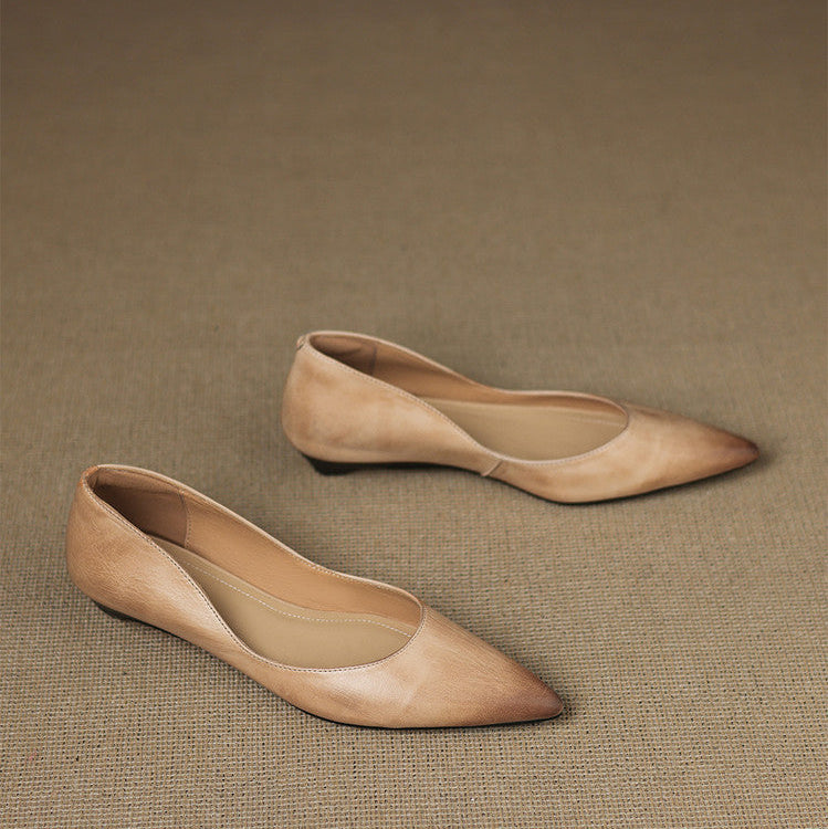 Arla Leather Flats