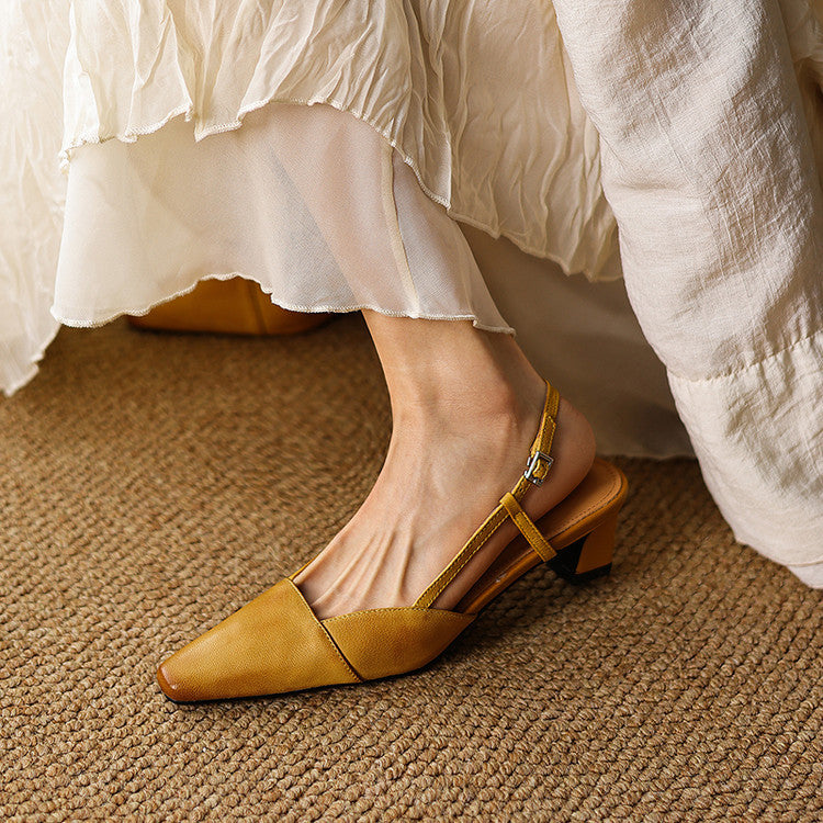 Amberly | Comfort Slingback Heels