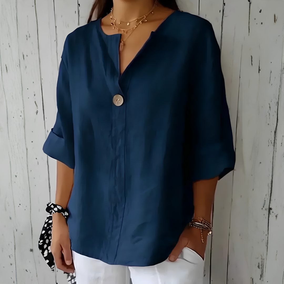 Zamma | Loose-fitting Elegant Blouse