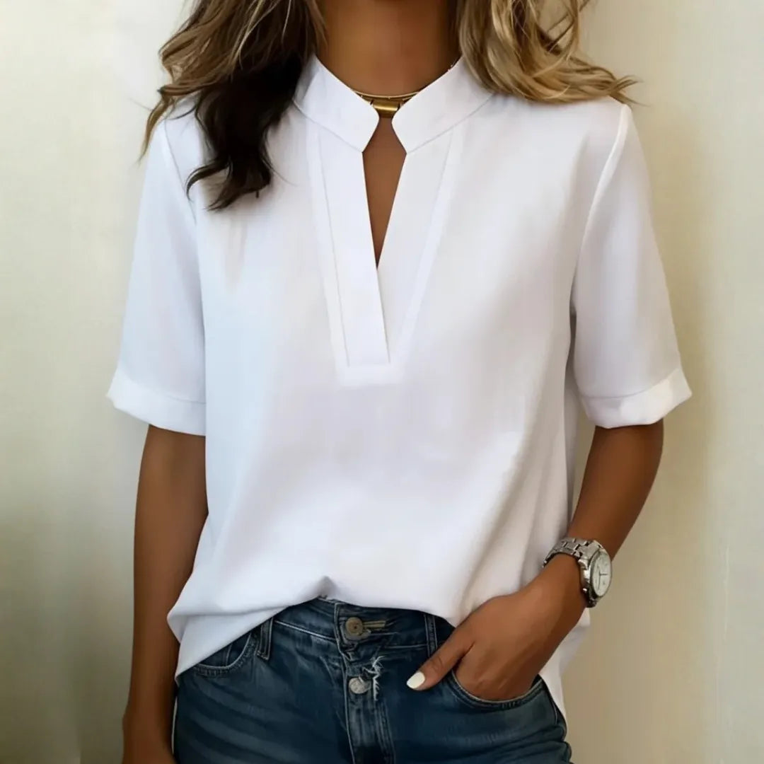 LUNVESSA | Short-Sleeved Shirt
