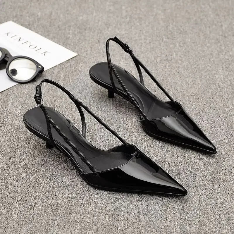 Anika | Comfort Slingback Heels