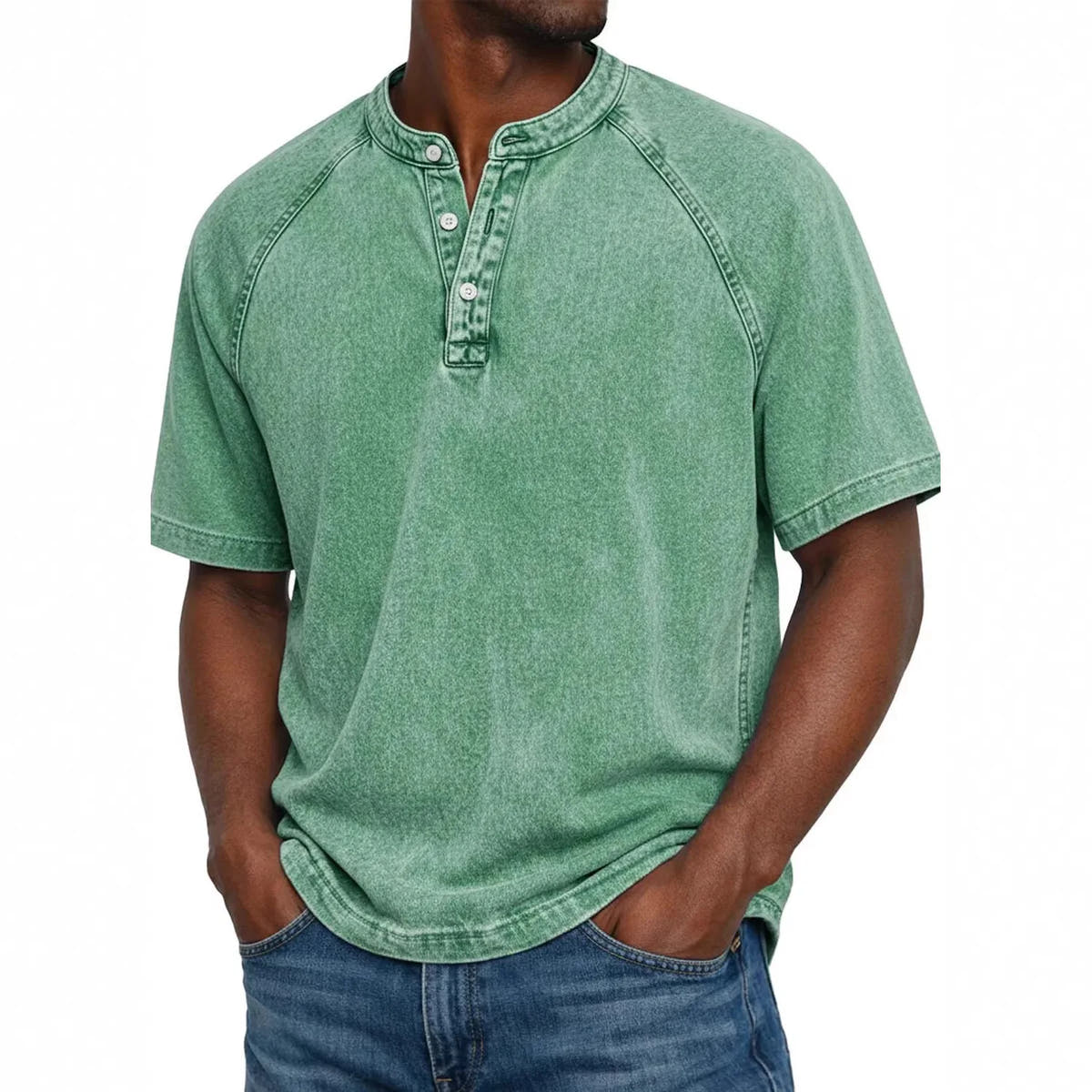 Elliot | Vintage Short Sleeve Henley
