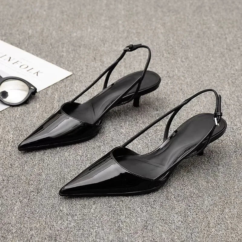 Anika | Comfort Slingback Heels