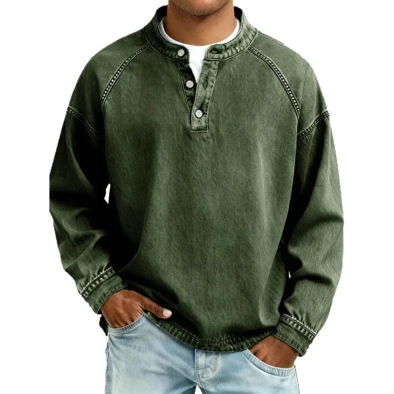 Conrad | Vintage Long Sleeve Henley