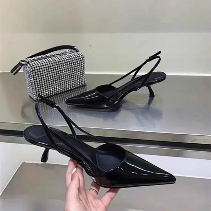 Anika | Comfort Slingback Heels